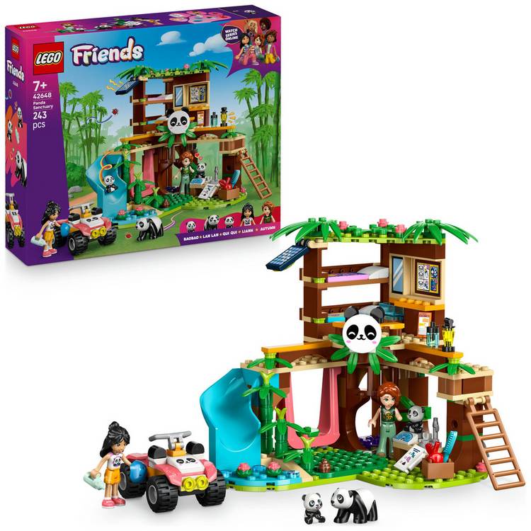 LEGO Friends Panda Sanctuary building toy, imported from the UK