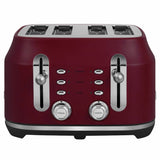 Rangemaster Classic 4 slice toaster burgundy kitchen appliance - British product