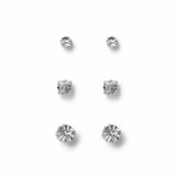 Argos Uncommon Souls Men's Crystal Stud Earrings Pack of 3- Buy online at McGrocer