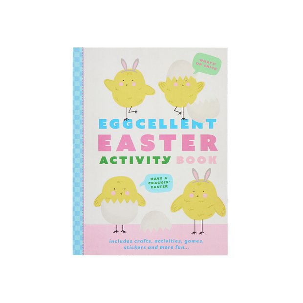 Argos Home Easter activity book with animal masks and stickers, imported from the UK