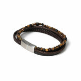 Argos Uncommon Souls Men's Leather and Bead Bracelet 19cm- Buy online at McGrocer