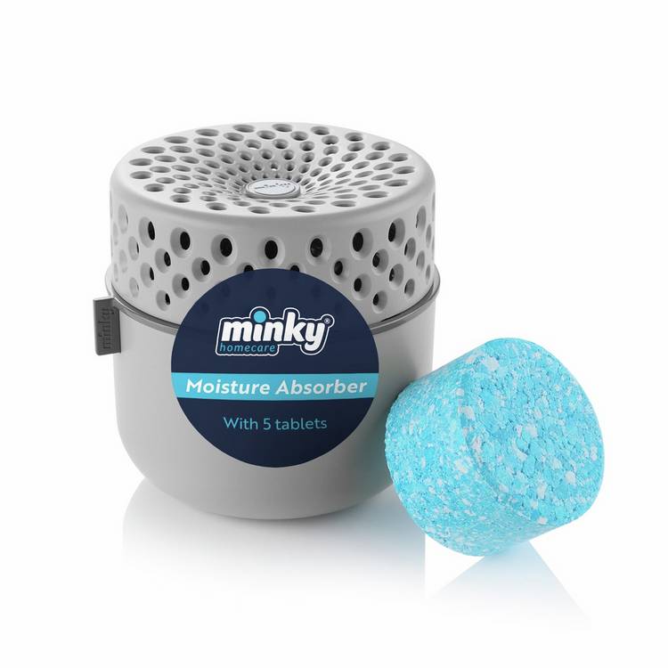 Minky moisture absorber with tablets 200g imported from the UK