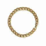 Argos Uncommon Souls Men's Gold Tone Curb Chain Bracelet 19cm- Buy online at McGrocer