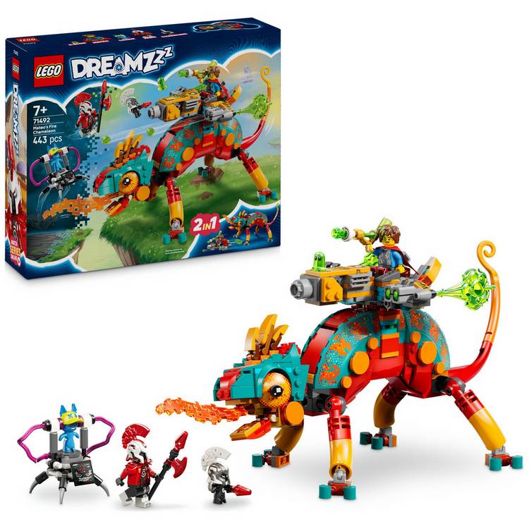 LEGO Fire Chameleon creative toy 443 pieces, UK version