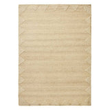 Habitat beige wool rug with diamond border 120x170cm, UK version