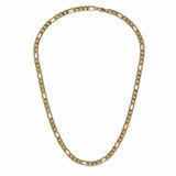 Uncommon Souls gold Figaro chain necklace 20in, imported from the UK