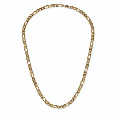 Argos Uncommon Souls Men's Gold Tone Figaro Chain Necklace 20in- Buy online at McGrocer