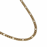 Uncommon Souls gold Figaro chain necklace 20in, imported from the UK