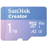 SanDisk Creator 1TB microSD memory card (British brand)