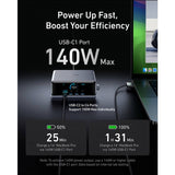 Anker Prime 250W 6-Port GaN Desktop Charger Black (British brand)