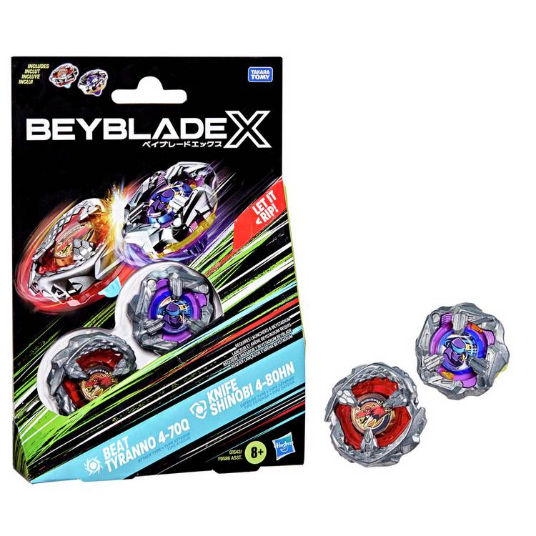 Takara Tomy Beyblade X Dual Pack battle toy set (British brand)