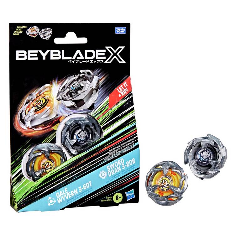 Takara Tomy Beyblade X Dual Pack battle toy set (British brand)