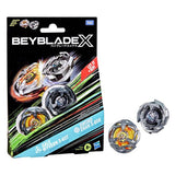 Takara Tomy Beyblade X Dual Pack battle toy set (British brand)