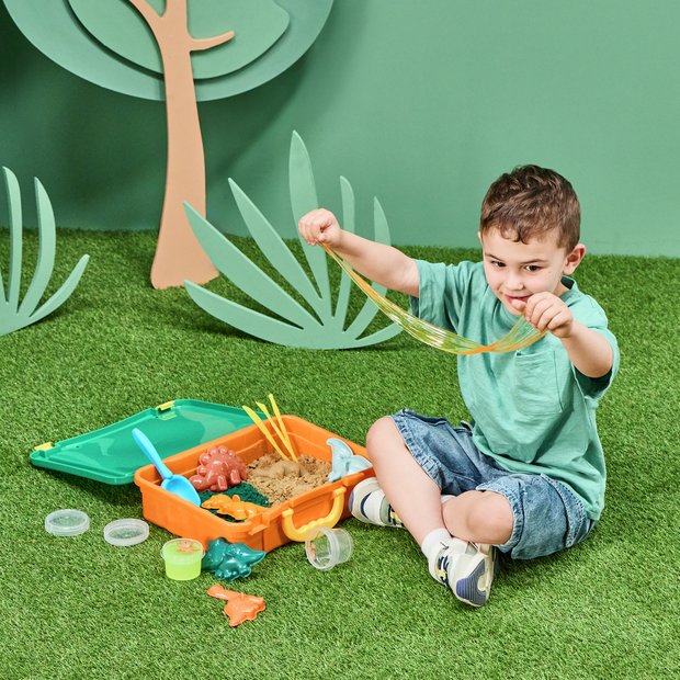 Chad Valley Sensory Adventure Set with slime and sand, UK version