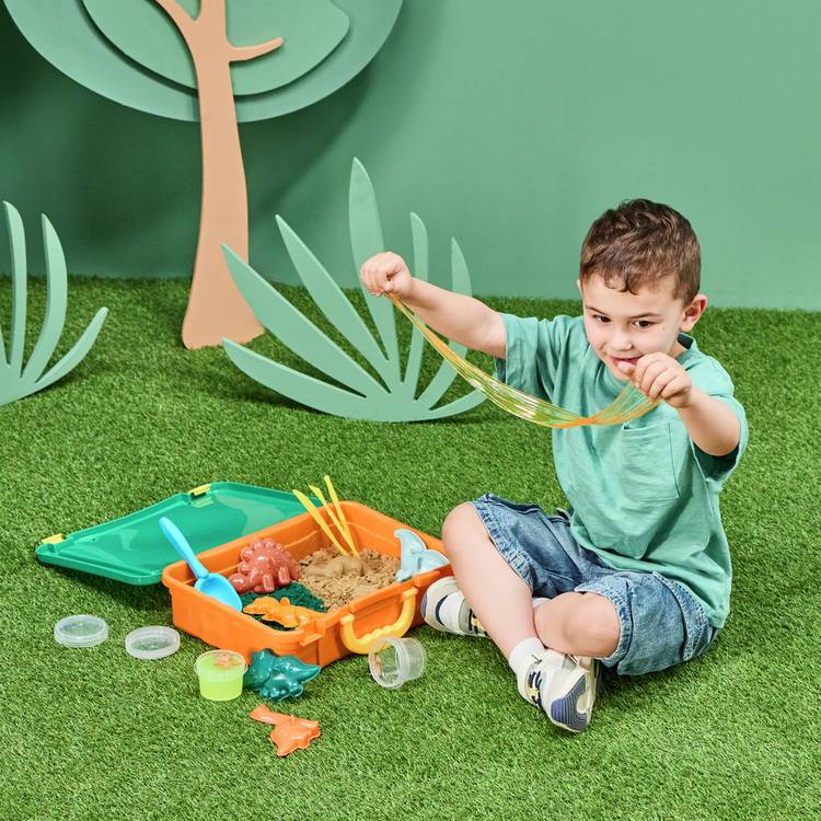 Chad Valley Sensory Adventure Set with slime and sand, UK version