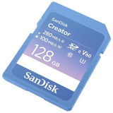 SanDisk Creator 128GB SD UHS-II memory card - British product