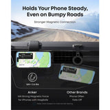 Anker black magnetic car phone holder for MagSafe - British product