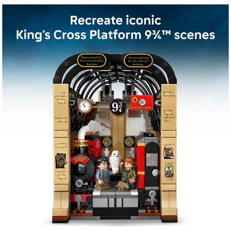 LEGO Harry Potter Hogwarts Express book nook set, UK version