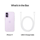 Apple iPhone 17 Lavender 512GB smartphone, imported from the UK