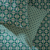 Habitat Geo Box Print Teal bedding set single (British brand)