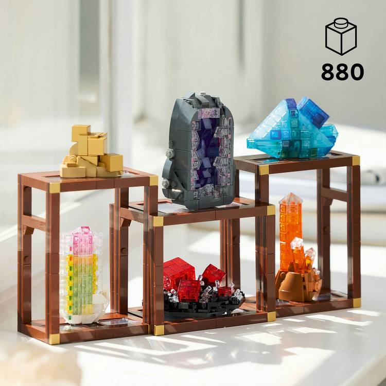 LEGO Mineral Collection building set for adults - British product