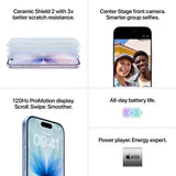 Apple iPhone 17 5G smartphone Mist Blue 512GB, imported from the UK