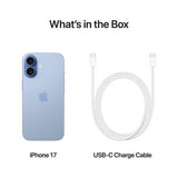 Apple iPhone 17 5G smartphone Mist Blue 512GB, imported from the UK