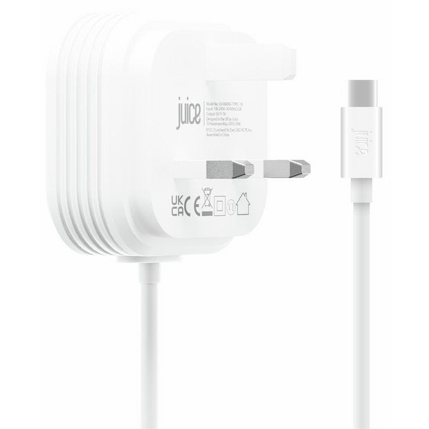 Juice 45W USB-C charger 1.5m cable - British product