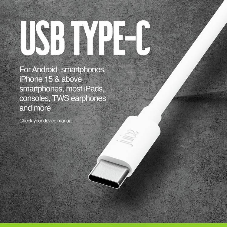Juice 45W USB-C charger 1.5m cable - British product