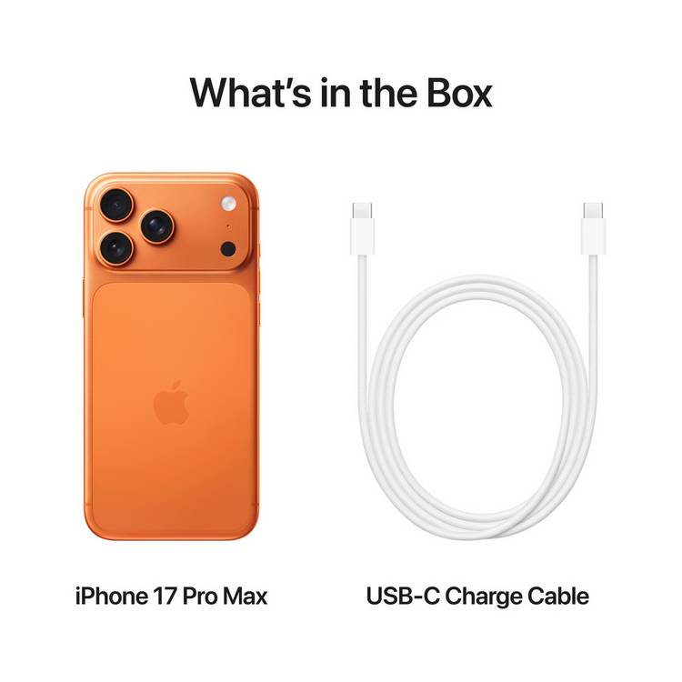 Apple iPhone 17 Pro Max 2TB Cosmic Orange, imported from the UK