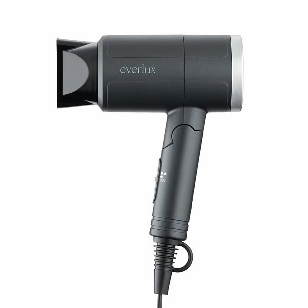 Everlux travel hair dryer 1200W compact foldable - British product