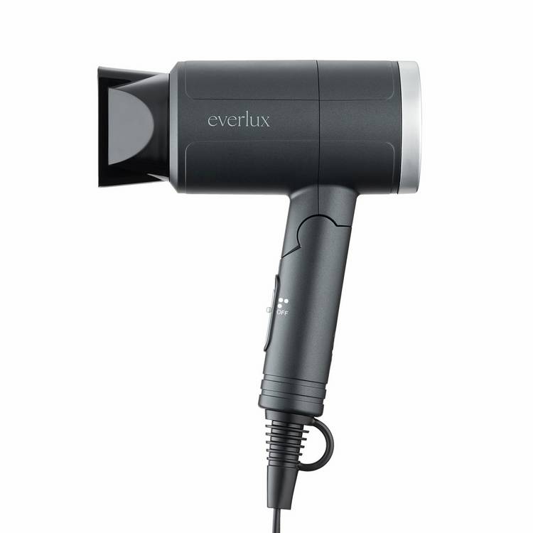 Everlux travel hair dryer 1200W compact foldable - British product