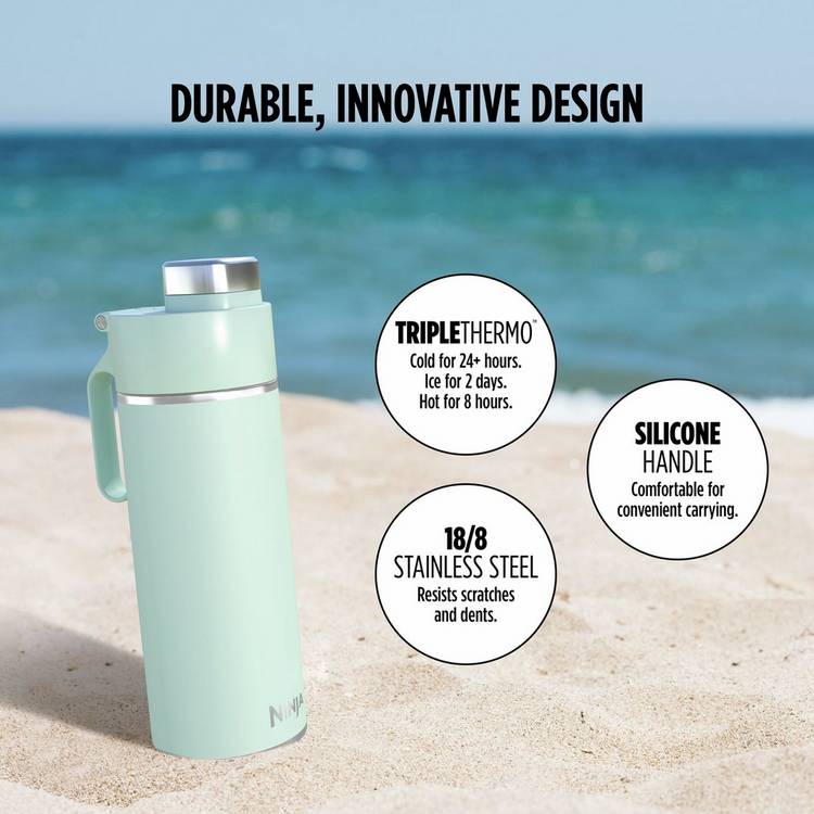 Ninja Thirsti Mint travel bottle 700ml (British brand)