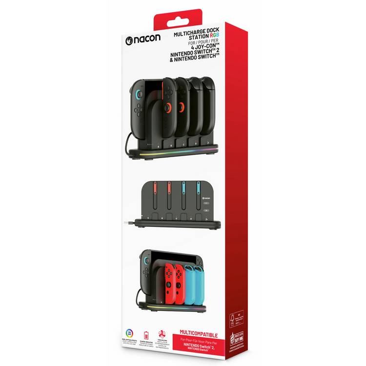 Nacon Multicharge Dock Station RGB - British product