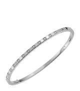 Harrods Chopard White Gold and Diamond Ice Cube Bangle- Buy online at McGrocer