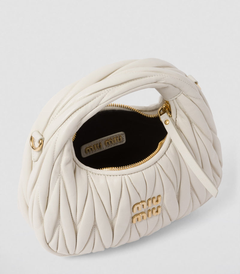 Miu Miu Wander mini Nappa leather top-handle bag (British brand)