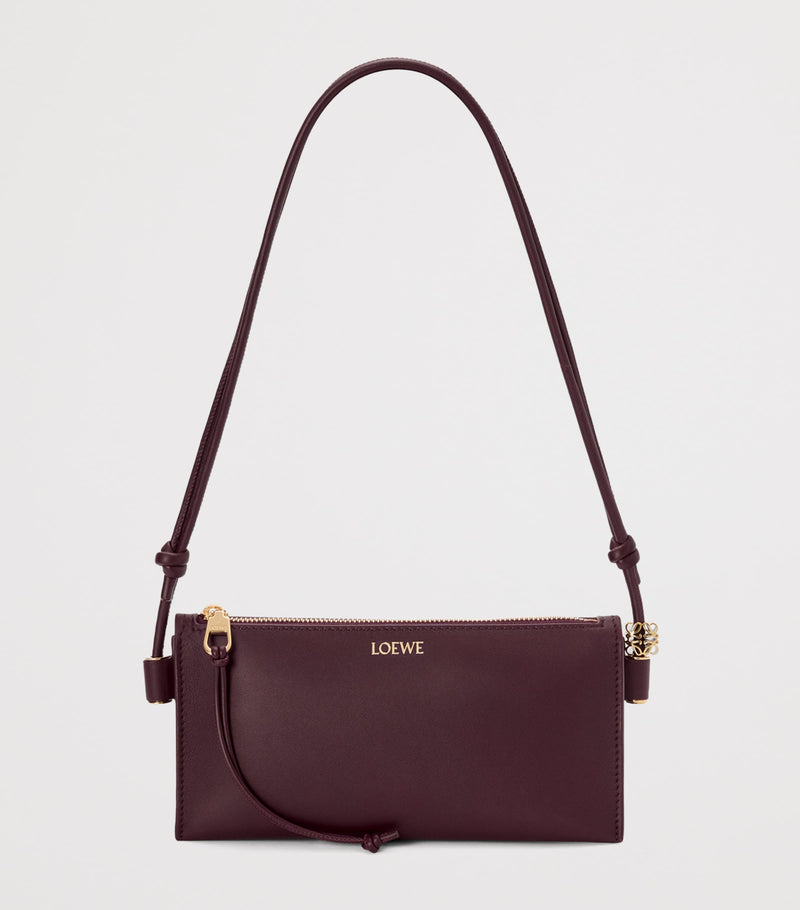 LOEWE Joya leather pouch with adjustable strap (British brand)