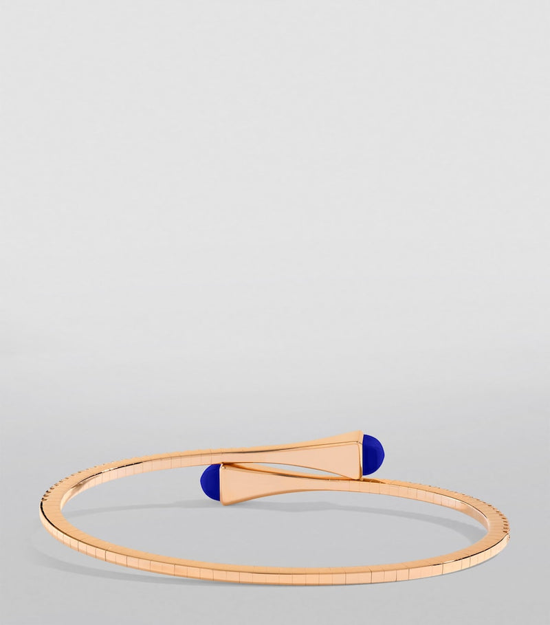 MARLI New York Cleo rose gold diamond lapis lazuli bracelet (British brand)