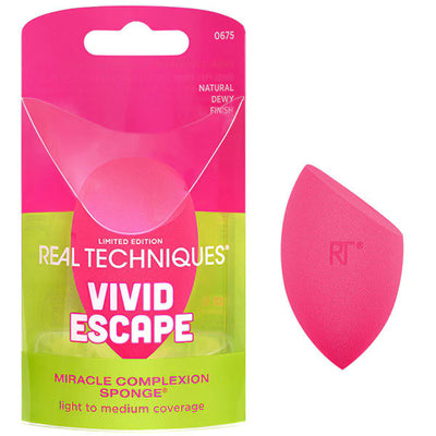 Superdrug Real Techniques Miracle Complexion Sponge Vivid Makeup Sponges- Buy online at McGrocer