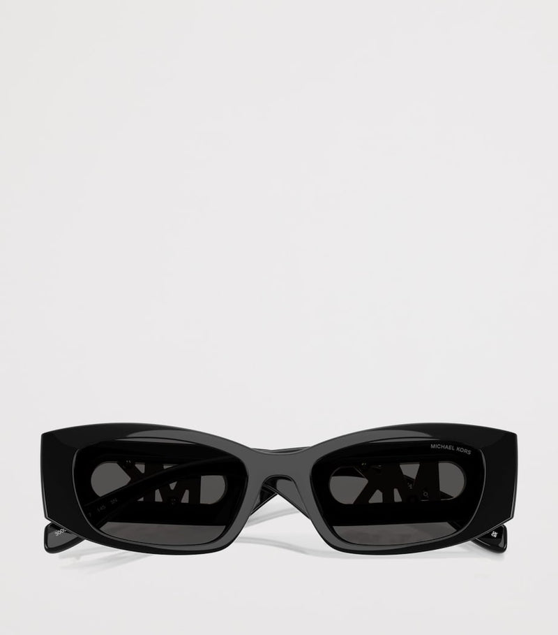 Michael Kors Rhodes rectangle sunglasses, imported from the UK
