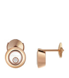 Chopard Happy Diamonds earrings rose gold (British brand)