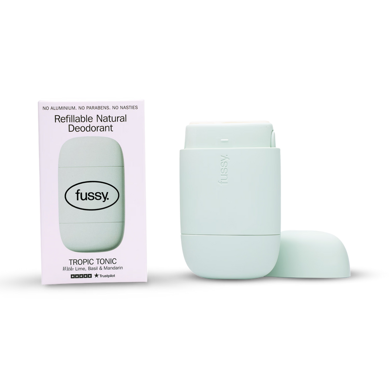 Fussy natural deodorant Tropic Tonic starter pack, UK version