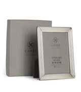 Harrods Carrs Silver Sterling Silver Fluted Photo Frame with Wood Back 5 x 3.5- Buy online at McGrocer