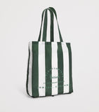 Harrods pocket shopper bag with logo and stripe (British brand)