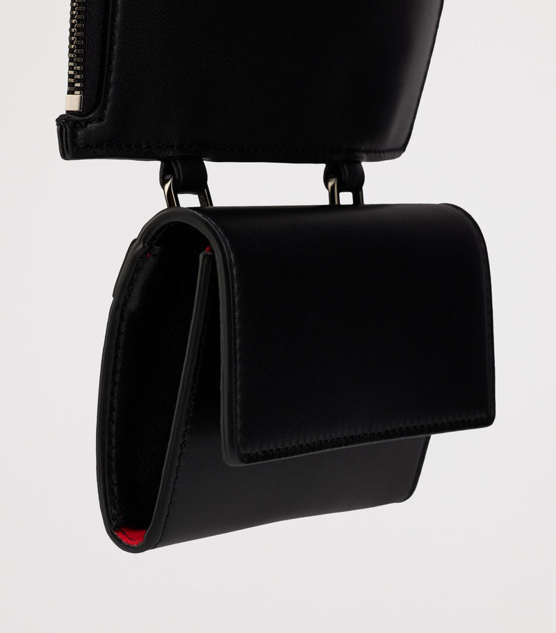 Christian Louboutin tactical leather harness with pockets, UK version