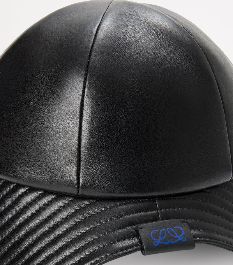 LOEWE leather hiker hat calfskin, imported from the UK