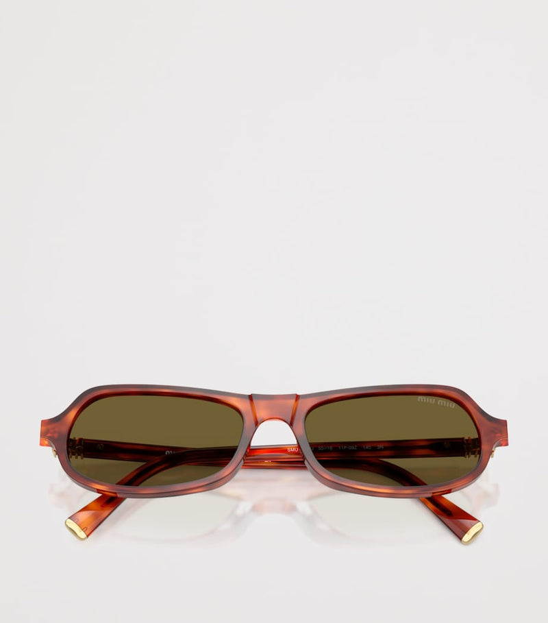 Miu Miu irregular oval sunglasses - British product