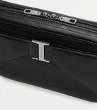 Dolce&Gabbana calfskin Roma belt bag with logo plaque and adjustable strap - British product