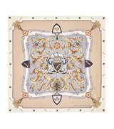 Harrods Aspinal Of London Silk Signature Scarf 90cm- Buy online at McGrocer