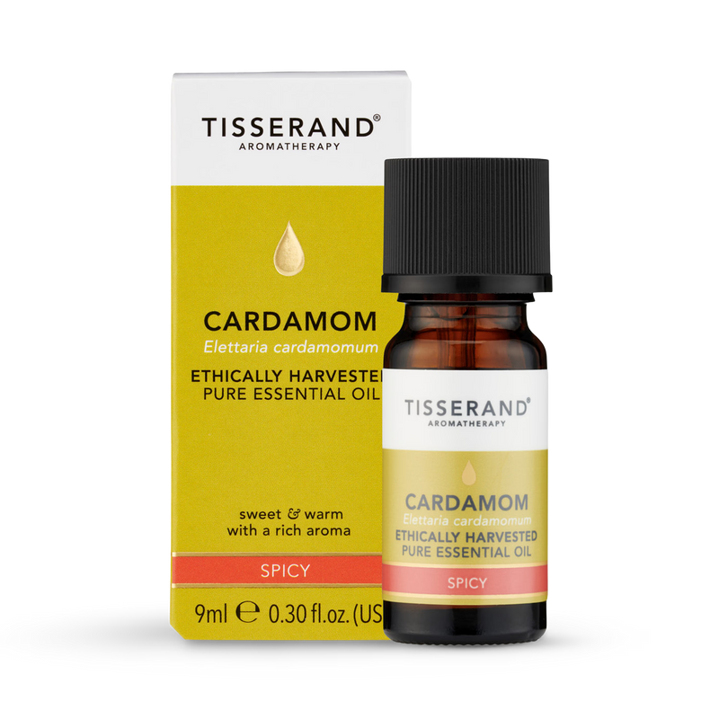 Tisserand Cardamom Pure Essential Oil 9ml - British product